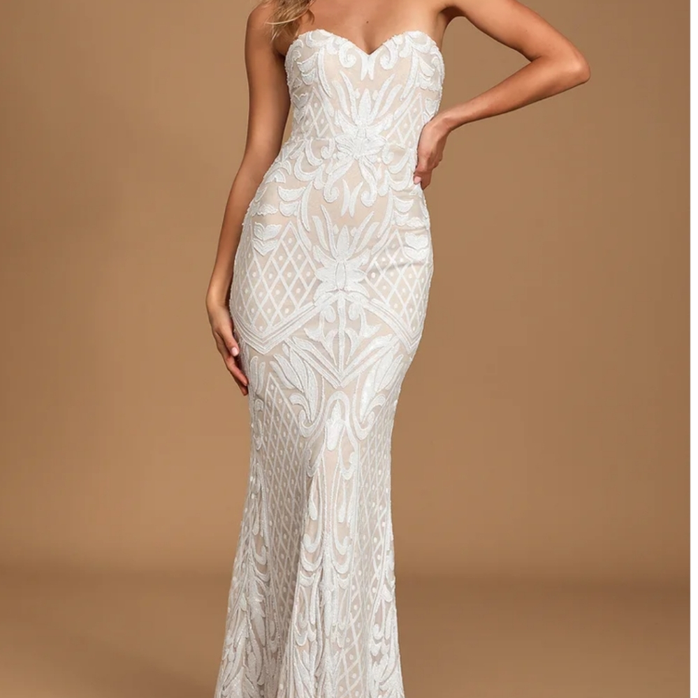 Lulus wedding dress